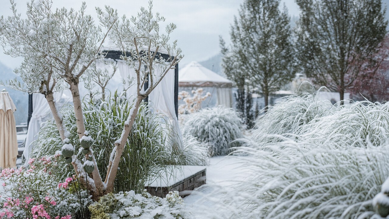 giaridno invernale con la neve Hotel | Chalet Das Alpenschlössel