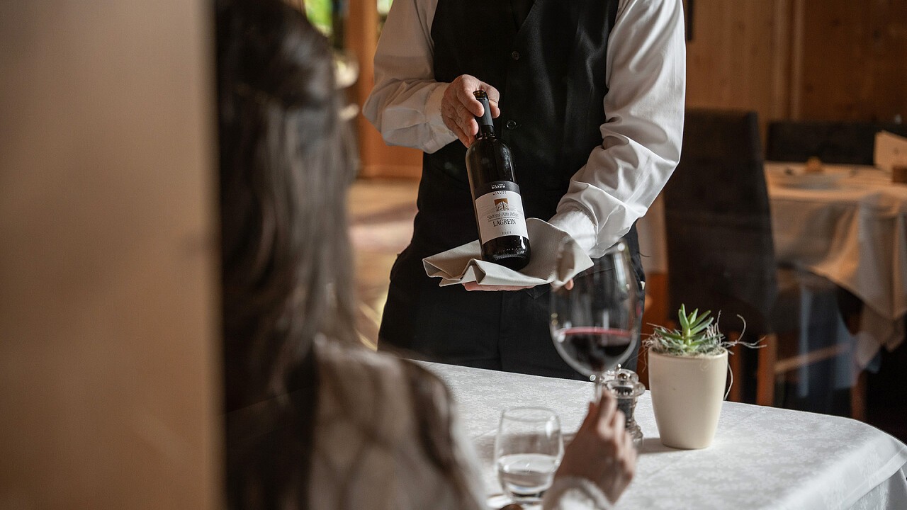 Bottiglia di vino - Hotel & Benessere Windschar