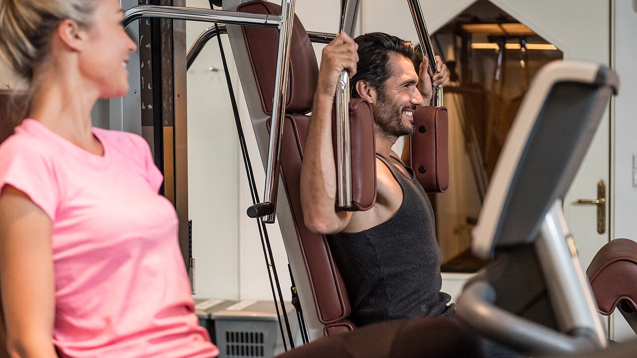 Coppia in palestra - Hotel & Benessere Windschar