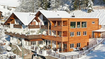 facciata esterna Hotel Berghaus Rosengarten