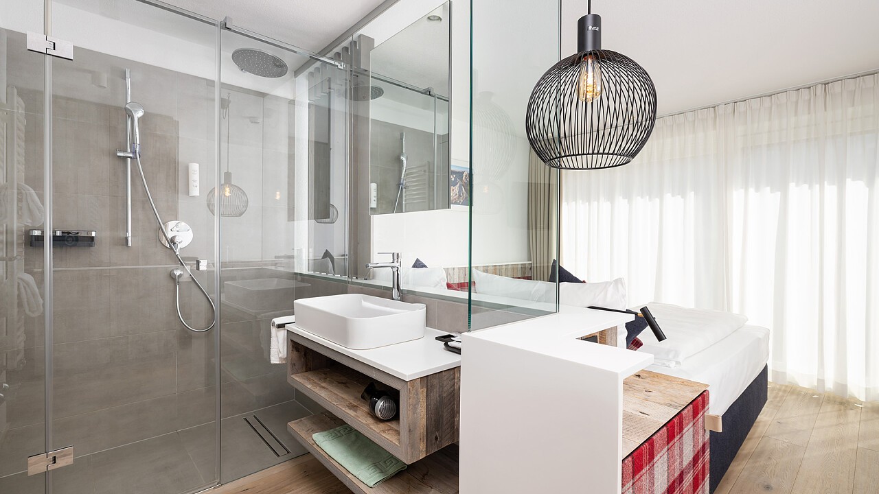 Bagno camera matrimoniale - Hotel Ladinia