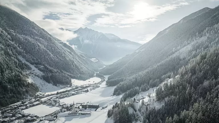 Das Ahrntal im Winter