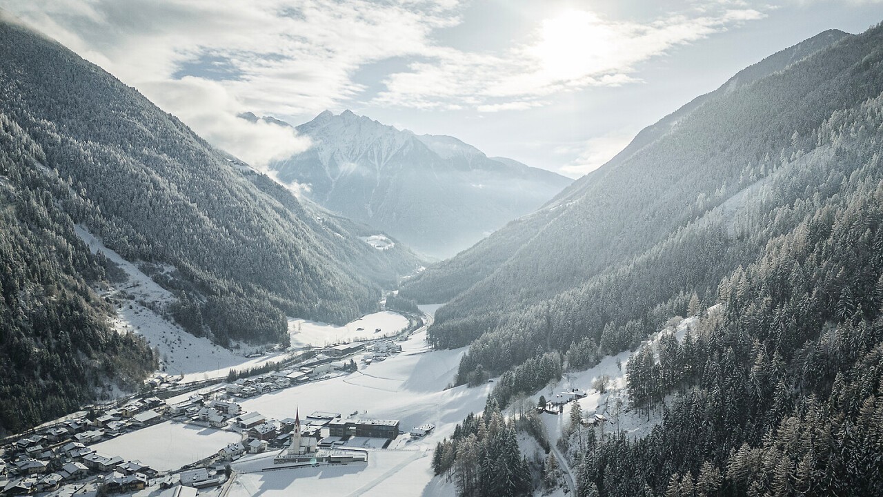The Aurina Valley in winter