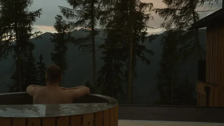 Chalet Vista jacuzzi esterna - Herol Hotel