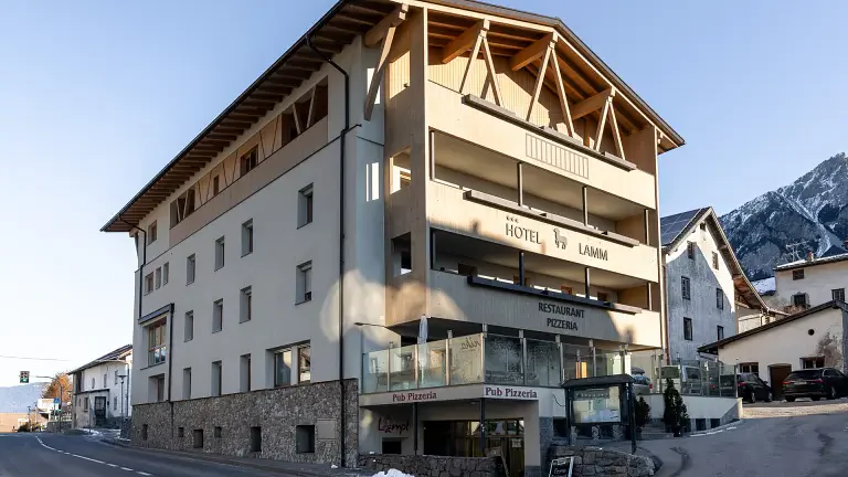 struttura esterna in inverno - Hotel Lamm