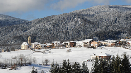 Anterivo winter landscape - Hotel Langeshof