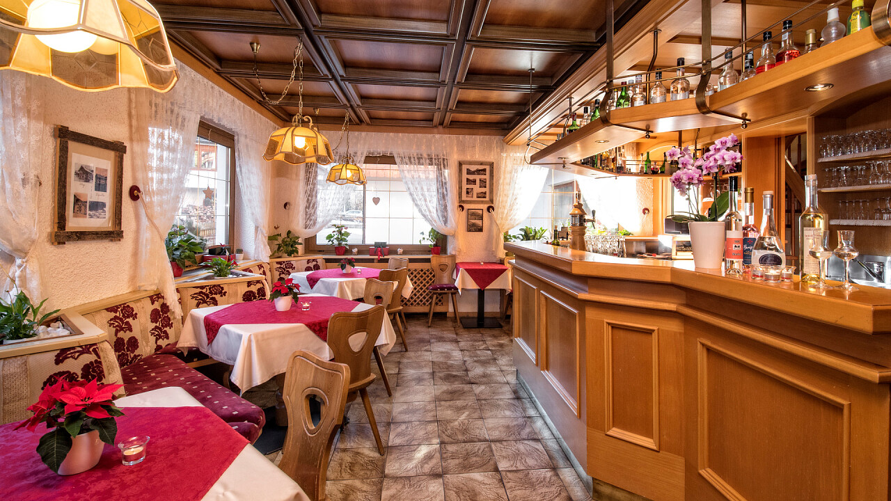 tavoli ristorante Hotel Brunella