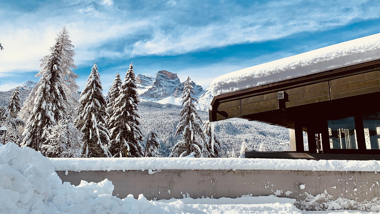 Esterno inverno - Hotel Boite