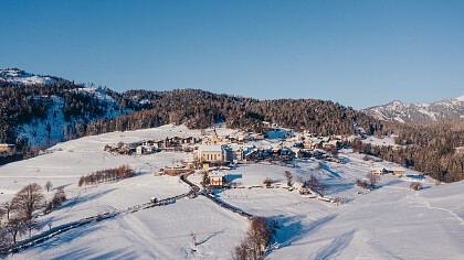 Anterivo winter landscape - Hotel Langeshof