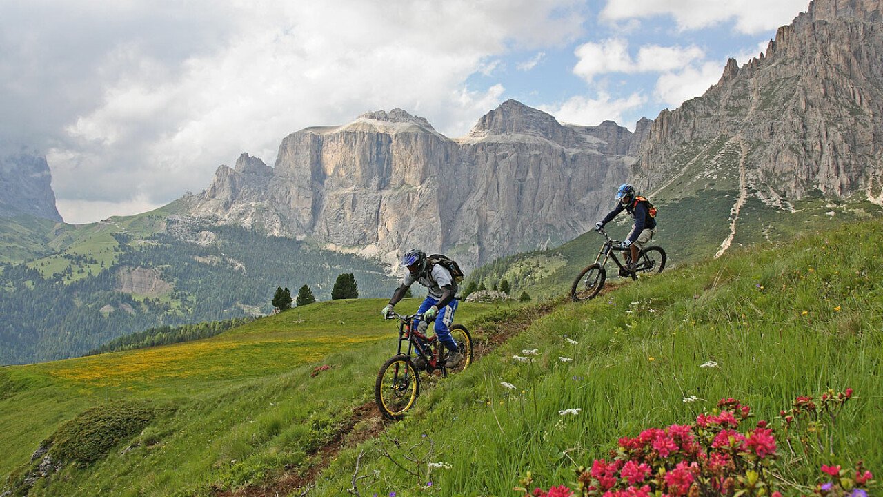 Dolomiti trentine: avventurose e panoramiche discese in MTB