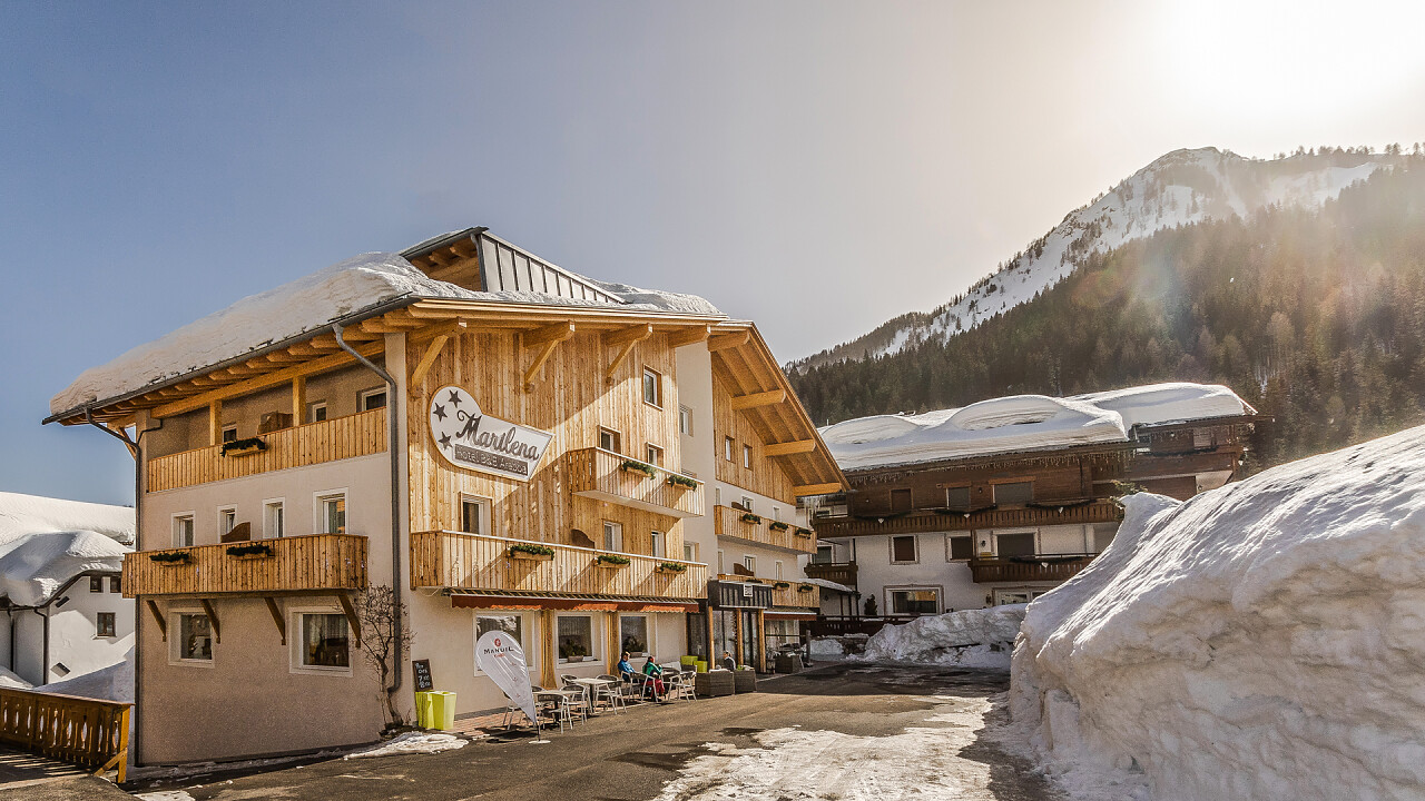 Außenstruktur Winter 1 - Hotel B&B Marilena