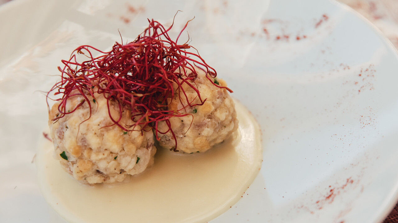 Canederli Bec de Roces Arabba