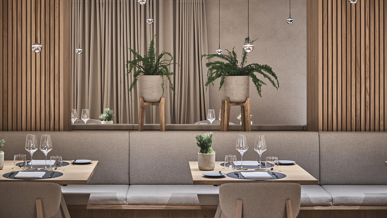 Tavoli ristorante AMA Stay