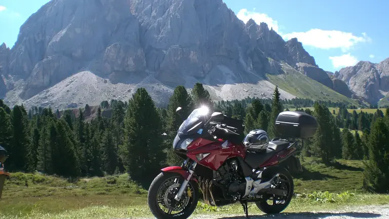 Jump in the Dolomites