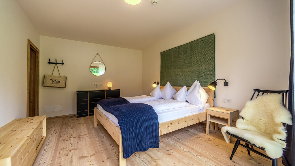 Suite lato sud con loggia e vista Odle