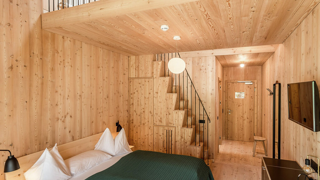 Chalet Suite Junior camera alta,  Loggia lato sud