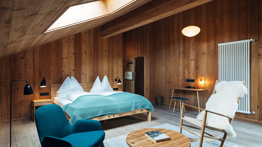 Chalet Juniorsuite south side, Loggia Geislerblick