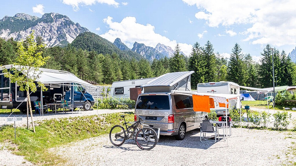 Premium-Stellplätze (zwischen  80-90 m²)