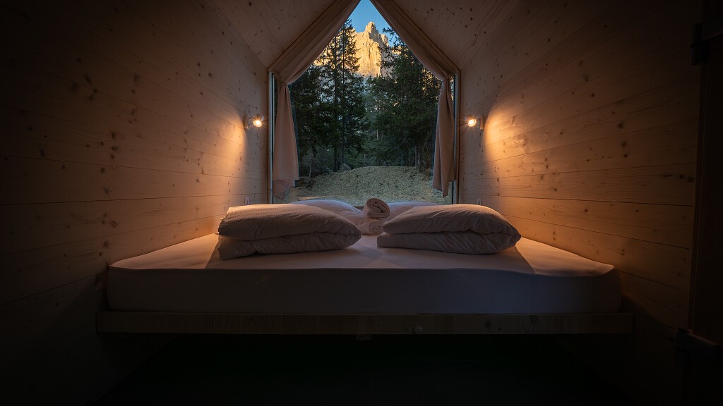 Forest Cabin vista montagna