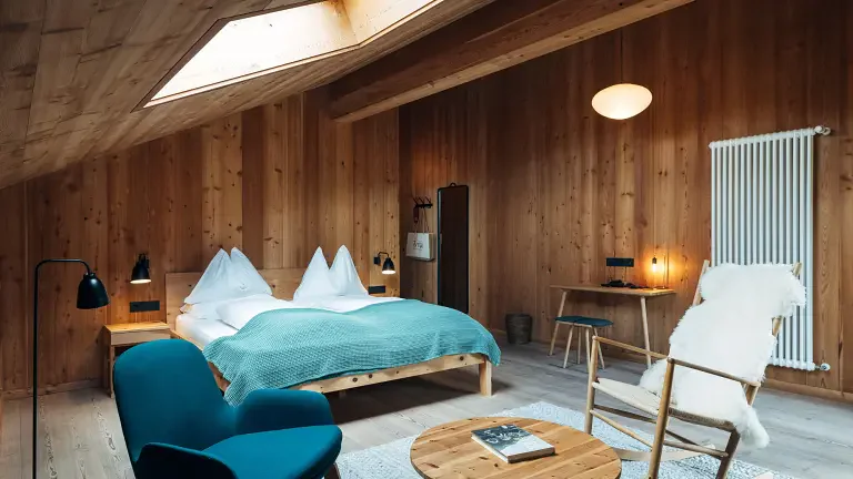 Chalet Juniorsuite south side, Loggia Geislerblick