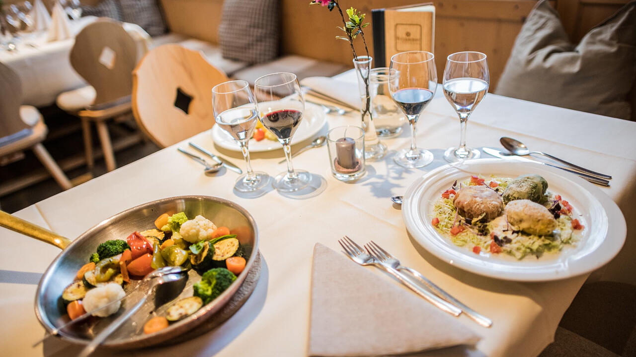 canederli ristorante Wirtshaushotel Alpenrose