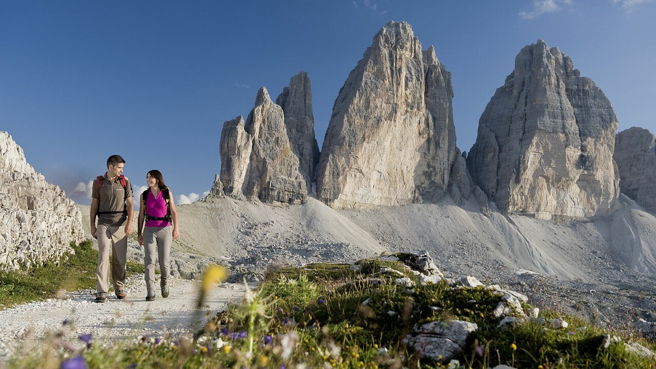 Trekking alle Tre Cime di Lavaredo, patrimonio dell'UNESCO
