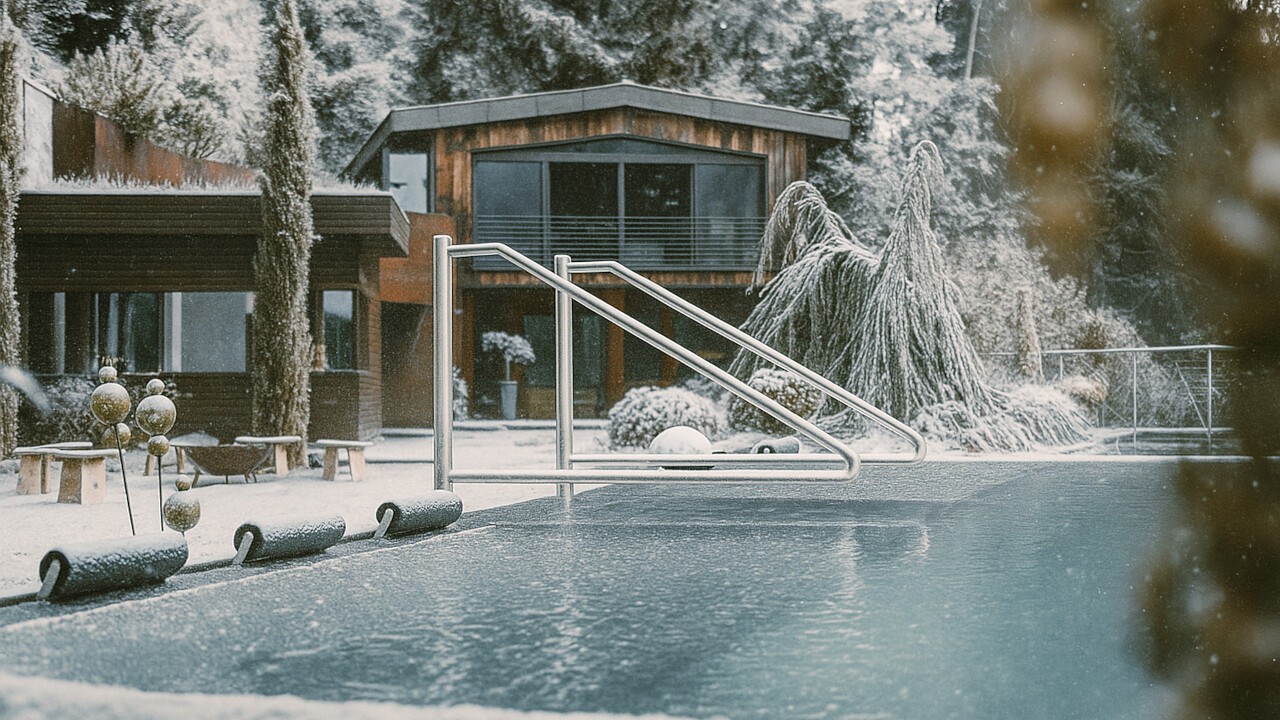 piscina esterna inverno Hotel | Chalet Das Alpenschlössel