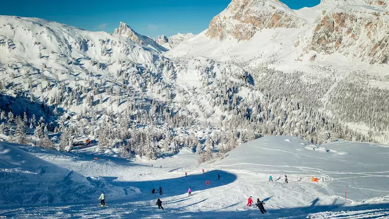 sciare a Cortina d'Ampezzo