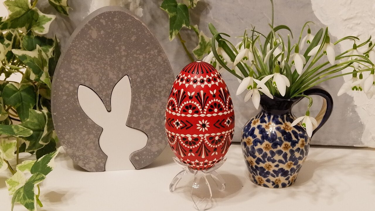 Uovo decorato Pasqua