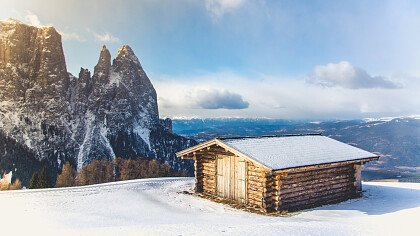 Winter auf der Seiser Alm