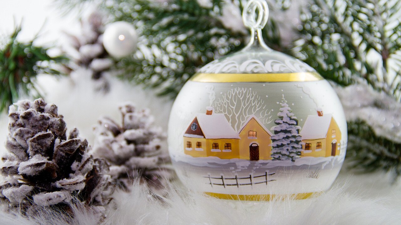 Weihnachtsschmuck-Kugel