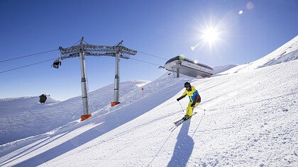 Skiing in Plan in Passiria