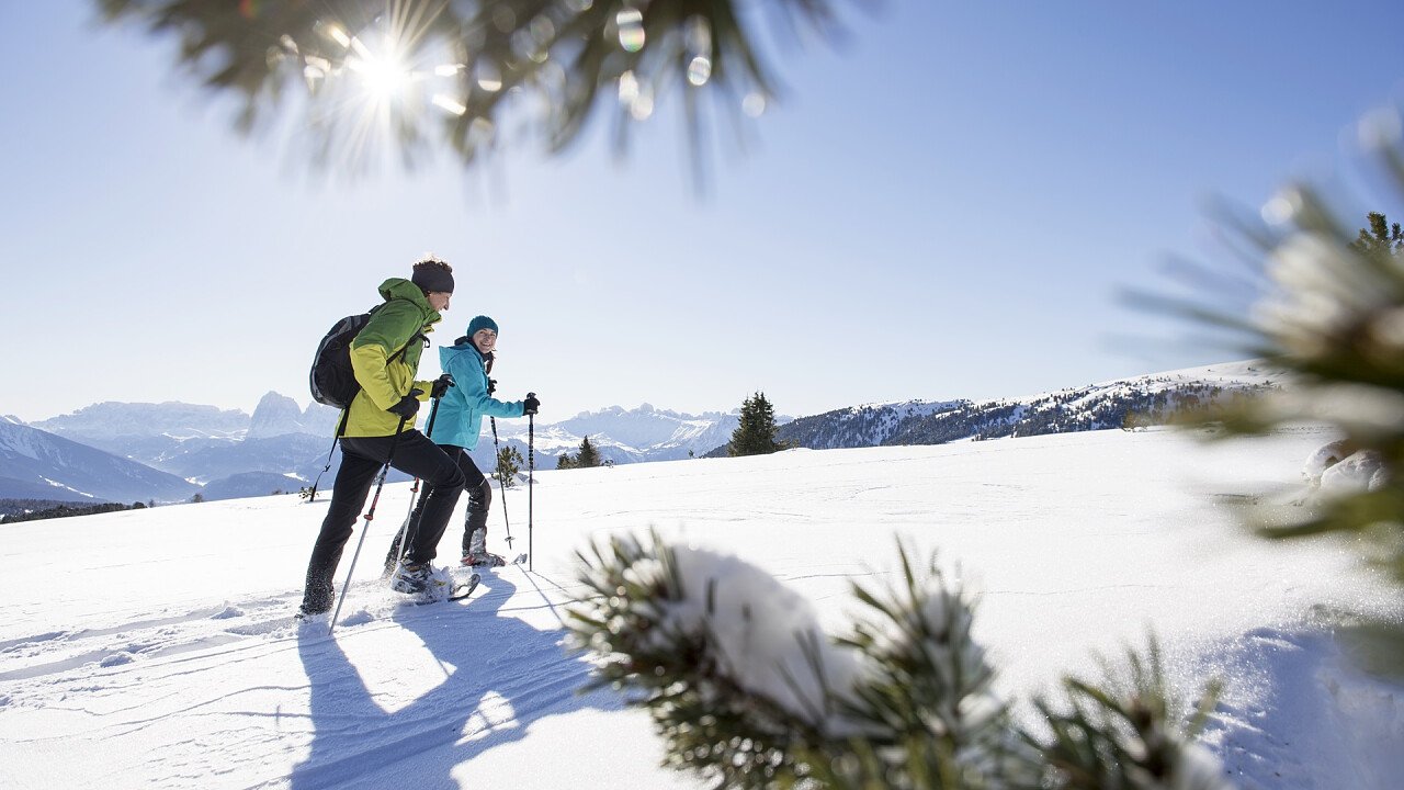 Snowshoeing Valle Isarco