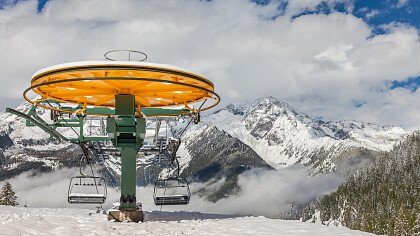 Skiing Speikboden Klausberg