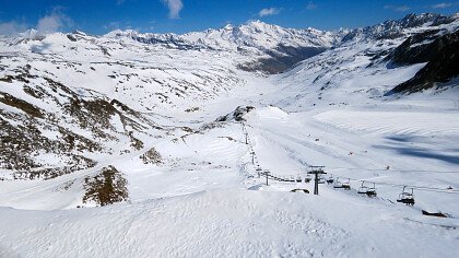 Rigufio nella ski area Val Senales