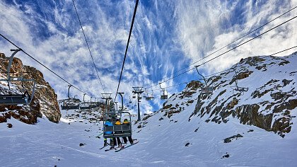 Rigufio nella ski area Val Senales