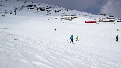 Skiing in Val d'Ultimo