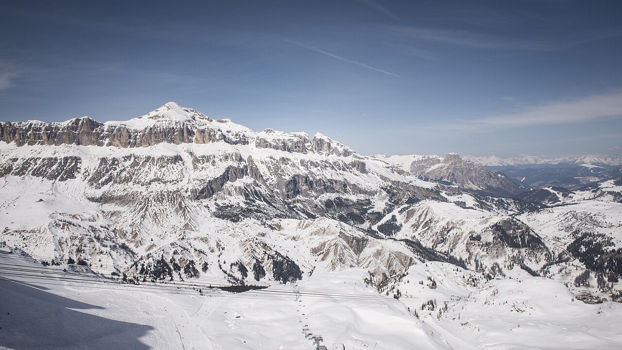 Gruppo del Sella in inverno